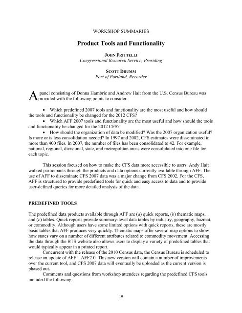 E-C158 Cover1 - Center for Transportation Analysis - Oak Ridge ...