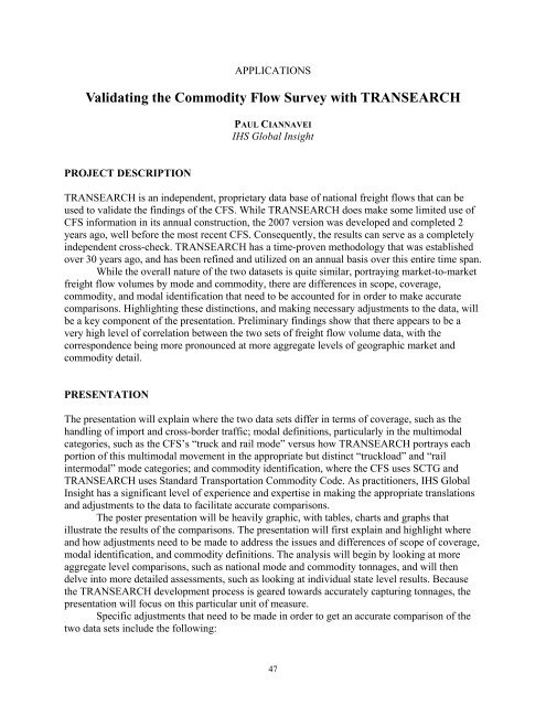 E-C158 Cover1 - Center for Transportation Analysis - Oak Ridge ...