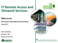 IT Remote Access and Telework Services