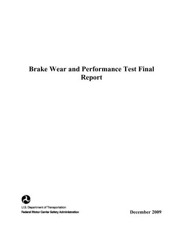 Final Report - Center for Transportation Analysis - Oak Ridge ...