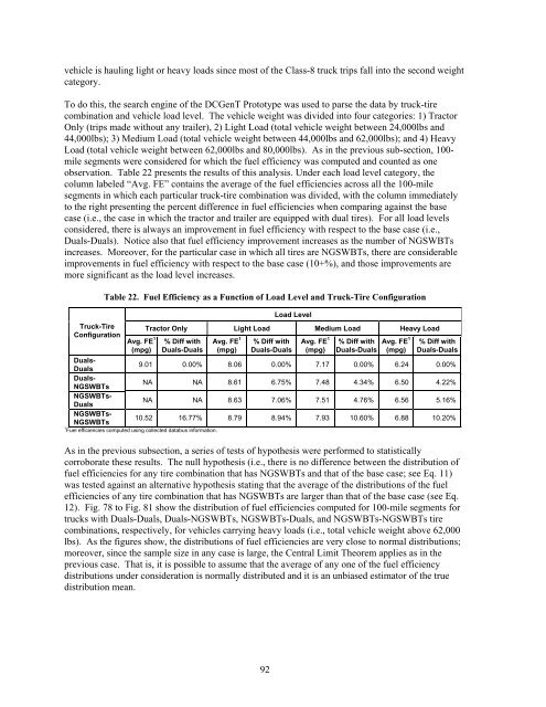 Class-8 Heavy Truck Duty Cycle Project Final Report - Center for ...