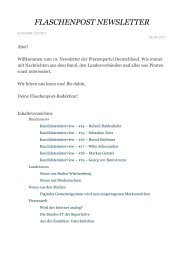 28.04.2011 – Ausgabe 10 - Flaschenpost - Piratenpartei Deutschland