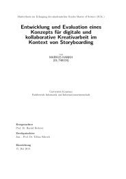 Entwicklung und Evaluation eines Konzepts für digitale und ...