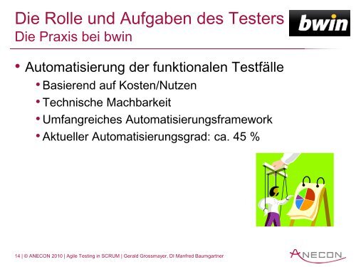 Agile Testing in SCRUM - Anecon