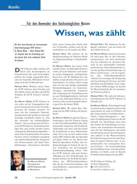 Technik-Forum - Midrange Magazin