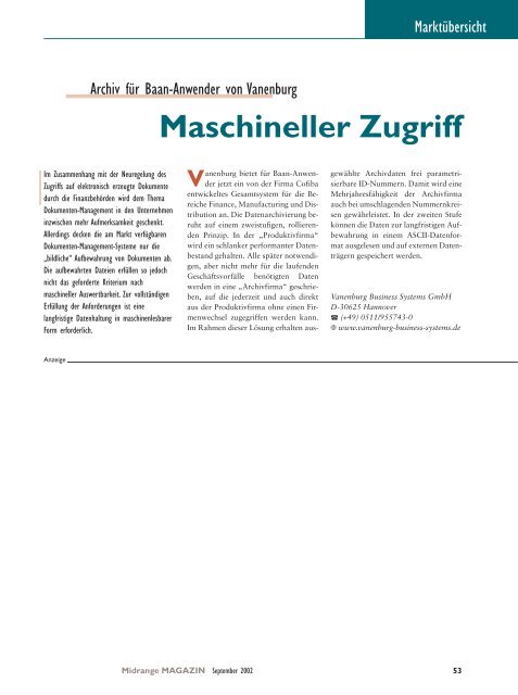 Technik-Forum - Midrange Magazin