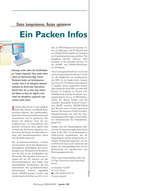 Technik-Forum - Midrange Magazin