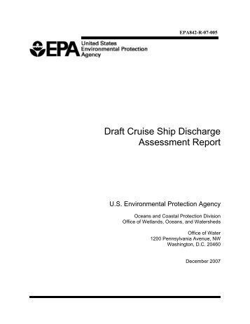 Draft Cruise Ship Discharge Assessment Report - LinkBC