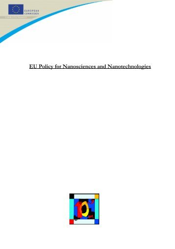 EU Policy for Nanosciences and Nanotechnologies