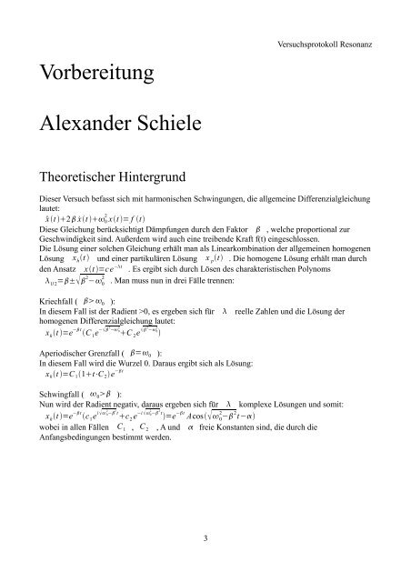 WS10 Alexander Schiele und Johannes Weis