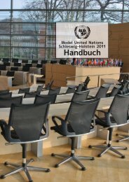 Handbuch - Deutsche Model United Nations eV