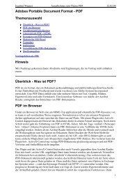 Ausarbeitung zum Thema PDF