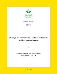 GM Crops: The First Ten Years - International Service for the ...