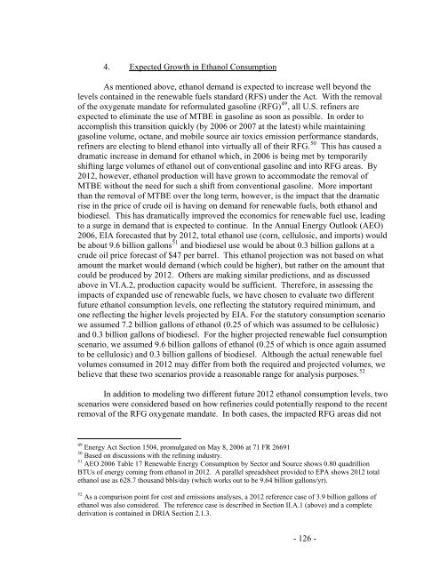 Regulation of Fuels and Fuel Additives: Renewable Fuel Standard ...