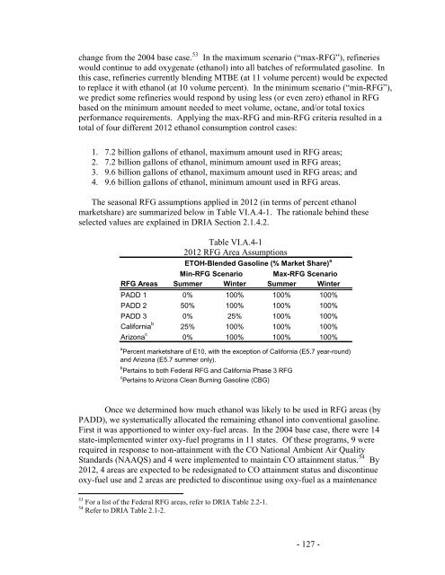 Regulation of Fuels and Fuel Additives: Renewable Fuel Standard ...