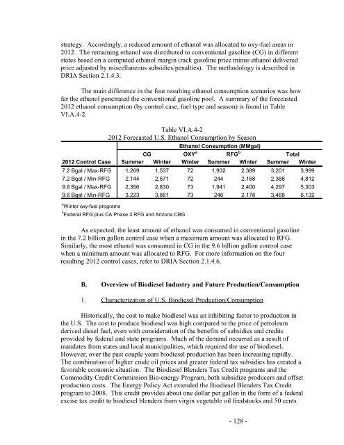 Regulation of Fuels and Fuel Additives: Renewable Fuel Standard ...