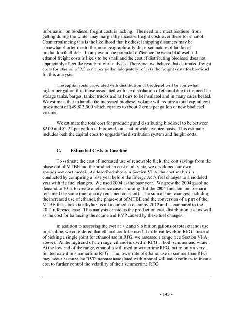 Regulation of Fuels and Fuel Additives: Renewable Fuel Standard ...