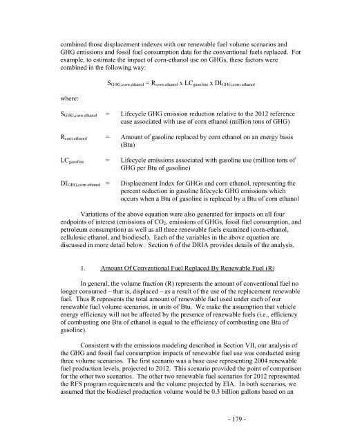 Regulation of Fuels and Fuel Additives: Renewable Fuel Standard ...