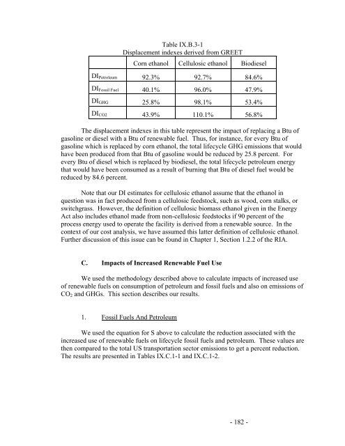 Regulation of Fuels and Fuel Additives: Renewable Fuel Standard ...