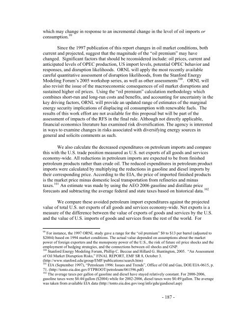 Regulation of Fuels and Fuel Additives: Renewable Fuel Standard ...