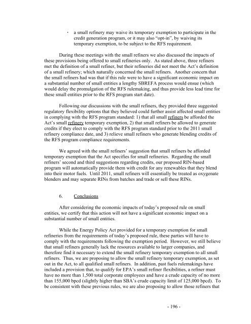 Regulation of Fuels and Fuel Additives: Renewable Fuel Standard ...