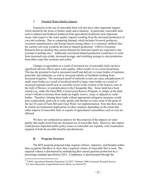 Regulation of Fuels and Fuel Additives: Renewable Fuel Standard ...