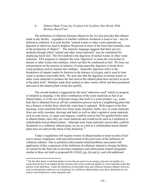 Regulation of Fuels and Fuel Additives: Renewable Fuel Standard ...