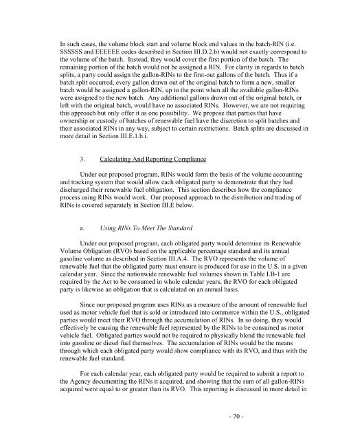 Regulation of Fuels and Fuel Additives: Renewable Fuel Standard ...