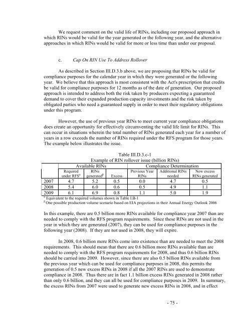 Regulation of Fuels and Fuel Additives: Renewable Fuel Standard ...