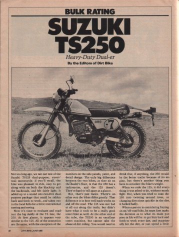 SUZUKI T5250 - Here