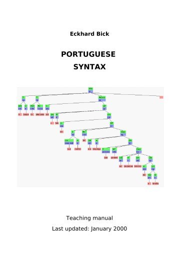 Eckhard Bick PORTUGUESE SYNTAX - VISL