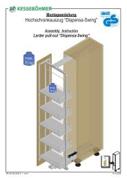 Hochschrankauszug ?Dispensa-Swing? - KAST & KEUKEN.nl