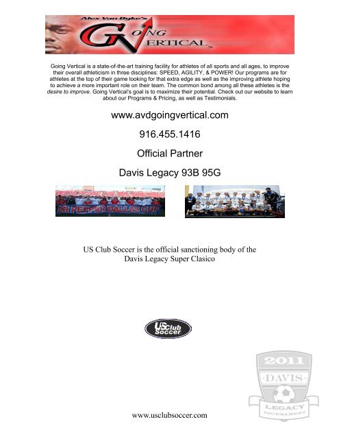 Davis Legacy Super Clasico - Davis Legacy Soccer Club