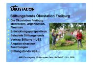 Stiftungen und Stiftungsfonds. - ANU Hamburg