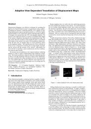 Adaptive View Dependent Tessellation of Displacement Maps