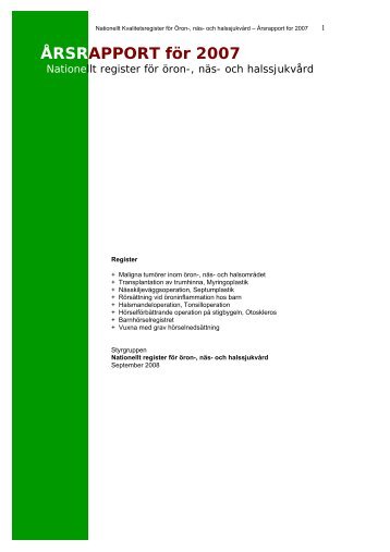Årsrapport 2008 (2300kb) dokumenttyp PDF - Nationellt ...