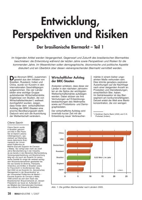 Entwicklung, Perspektiven und Risiken Der ... - Fzarchiv.de