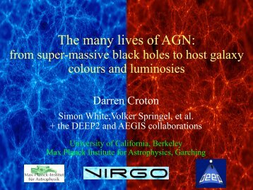 The many lives of AGN: - Berkeley Cosmology Group