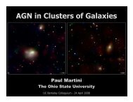 AGN in Clusters of Galaxies - Berkeley Cosmology Group