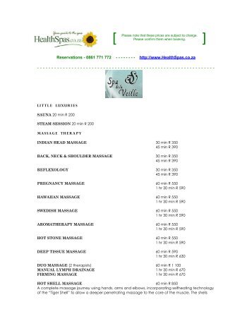 DeLaVeille-Marion -12-10-2012-pricelist.pdf - Health Spas Guide