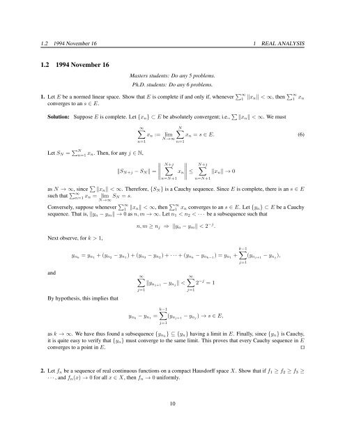 Problems and Solutions in - Mathematics - University of Hawaii