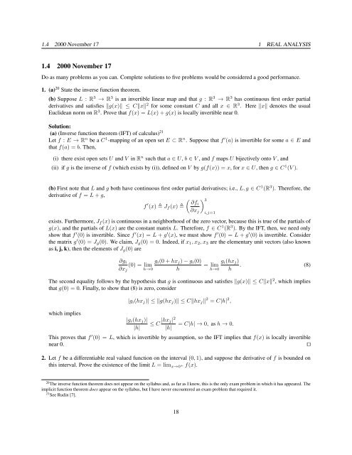 Problems and Solutions in - Mathematics - University of Hawaii