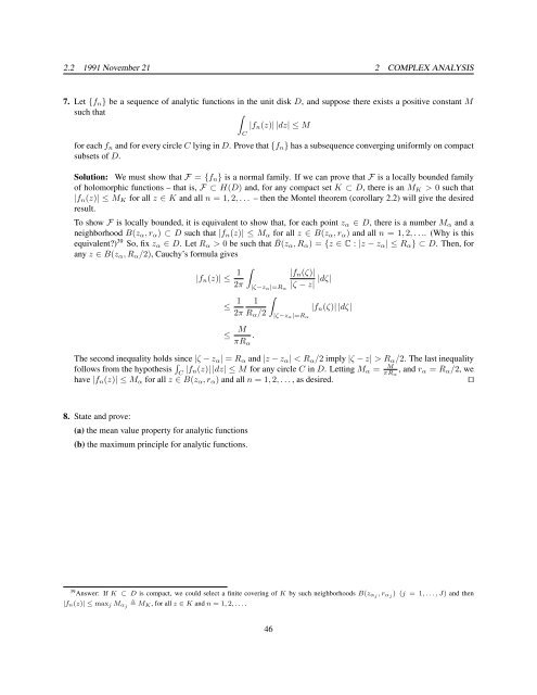 Problems and Solutions in - Mathematics - University of Hawaii