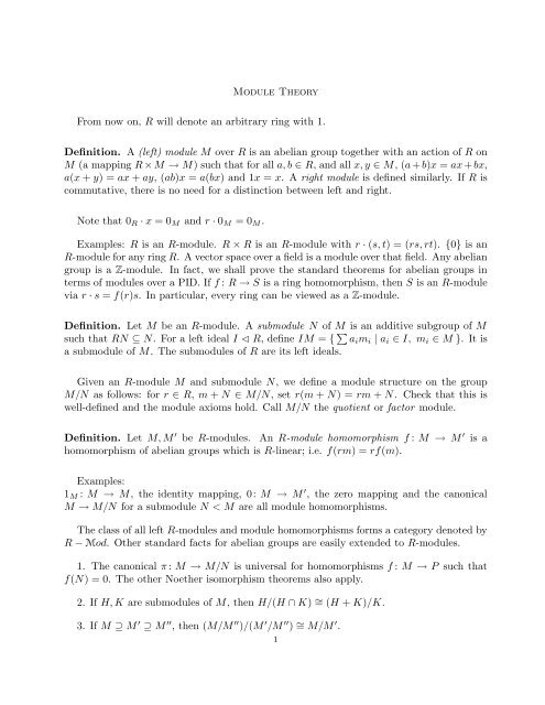 Annihilator of a Submodule is a 2-Sided Ideal of a Ring | Problems in  Mathematics