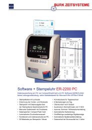 Software + Stempeluhr ER-2200 PC