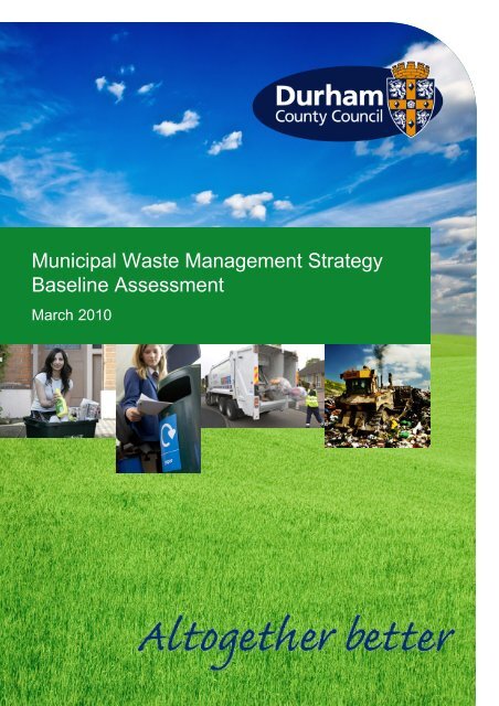 Municipal Waste Management Strategy for County Durham