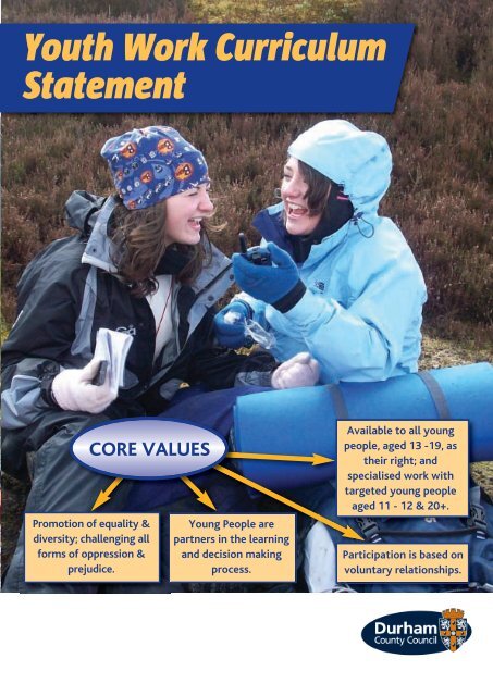 Youth Work Curriculum Statement.pdf - Durham County Council