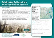 Raisby Way Railway Path and Local Nature Reserve