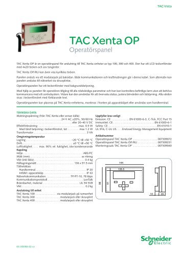 TAC Xenta OP