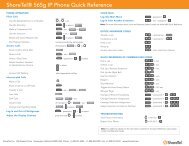 ShoreTel 565g Quick Reference Guide